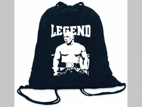 Tyson Legend - ľahké sťahovacie vrecko ( batôžtek / vak ) s čiernou šnúrkou, 100% bavlna 100 g/m2, rozmery cca. 37 x 41 cm